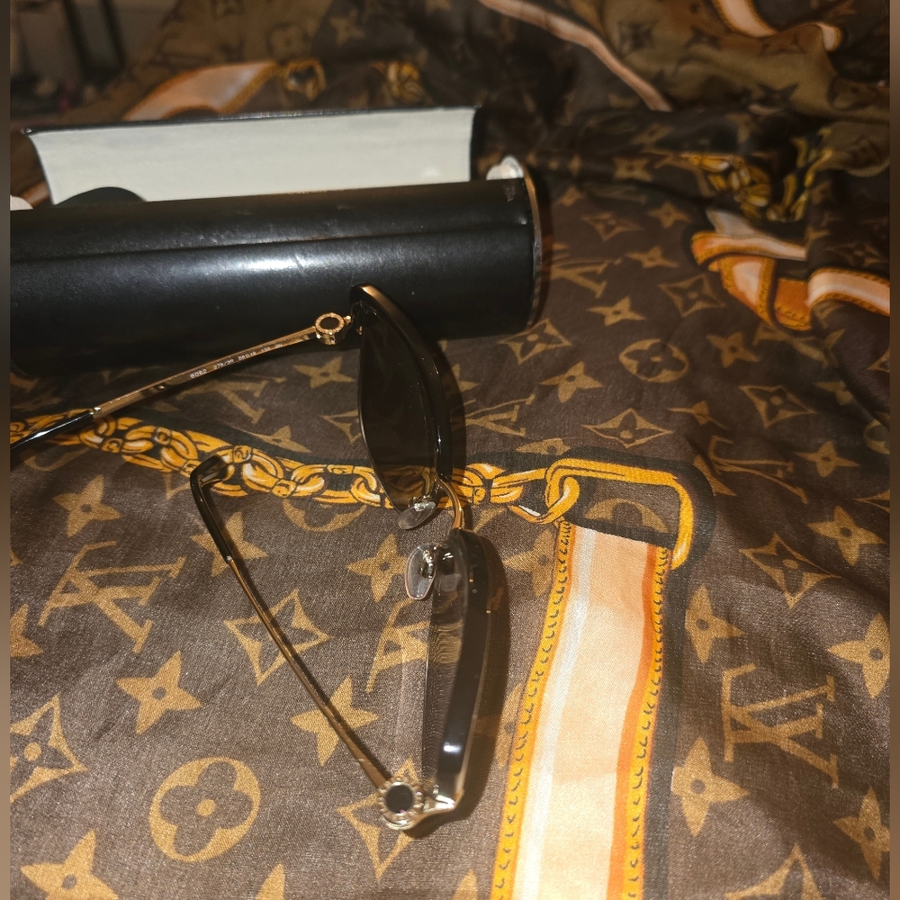 Bulgari Gold and Black Sunglasses - Picture 4 of 5